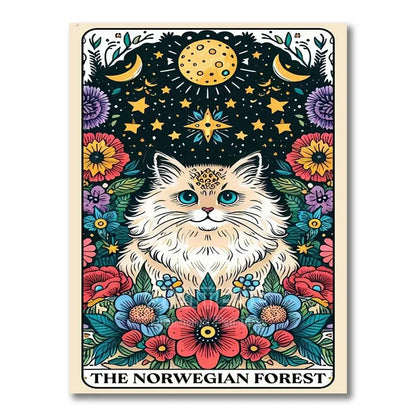 Tarot/Cats Diamond Painting Kit
