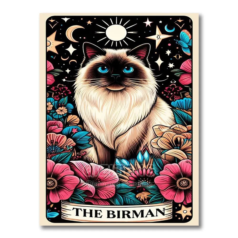Tarot/Cats Diamond Painting Kit