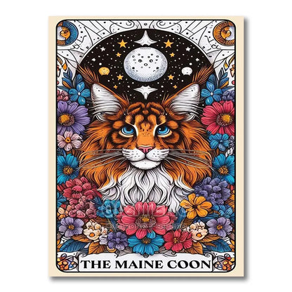 Tarot/Cats Diamond Painting Kit