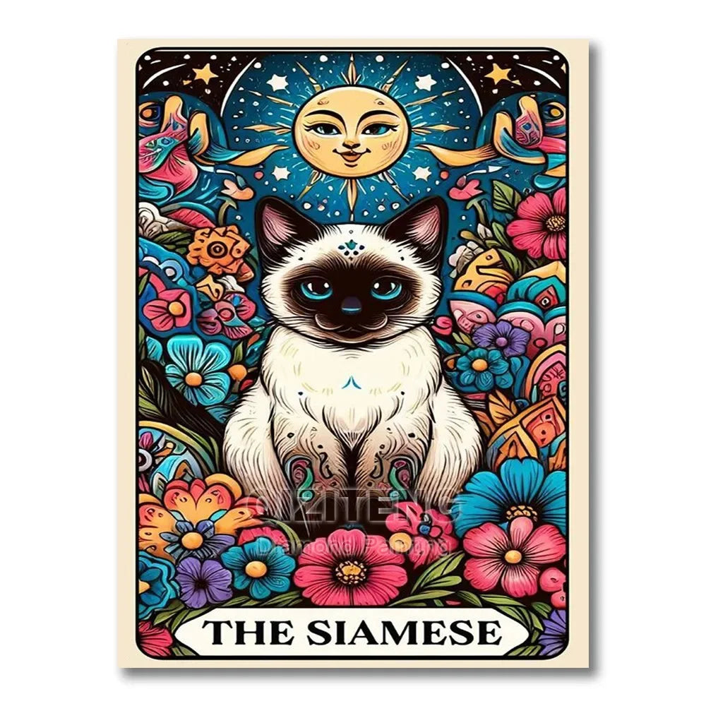 Tarot/Cats Diamond Painting Kit