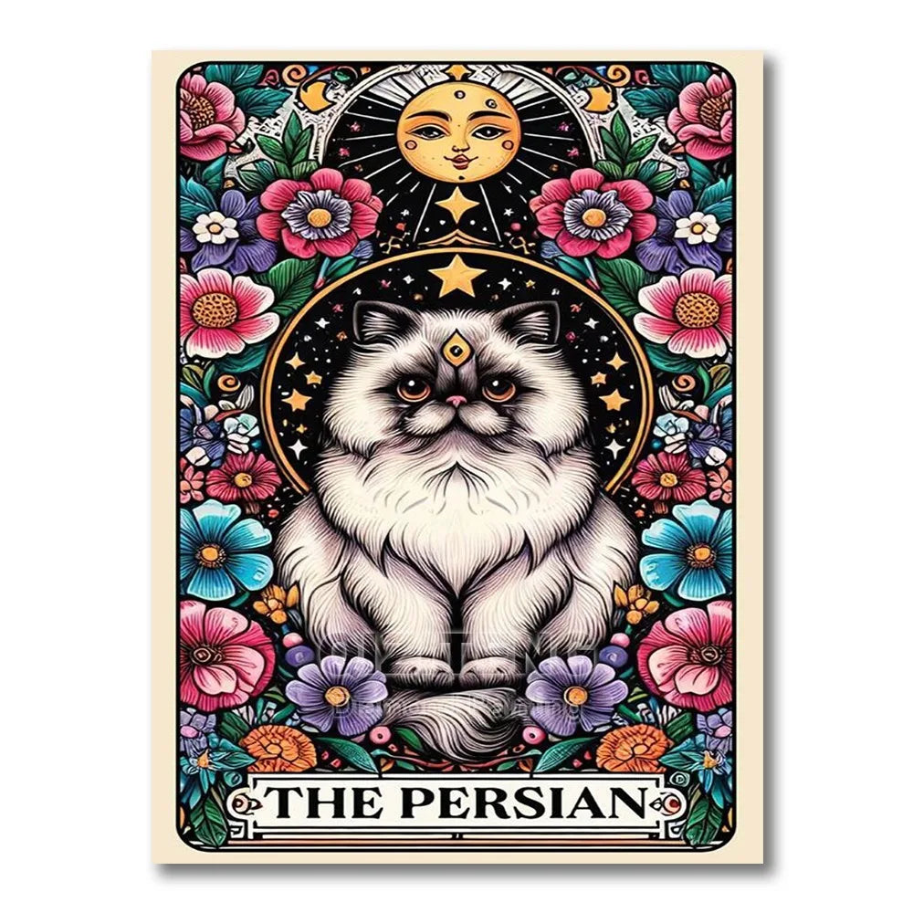 Tarot/Cats Diamond Painting Kit