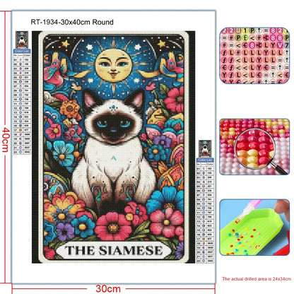 Tarot/Cats Diamond Painting Kit