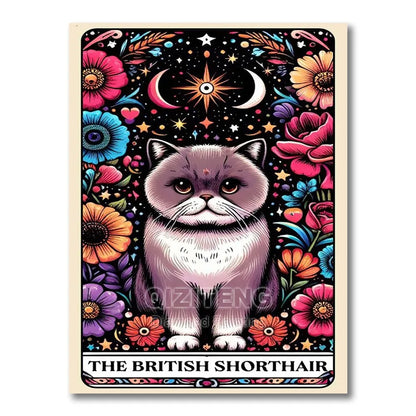 Tarot/Cats Diamond Painting Kit