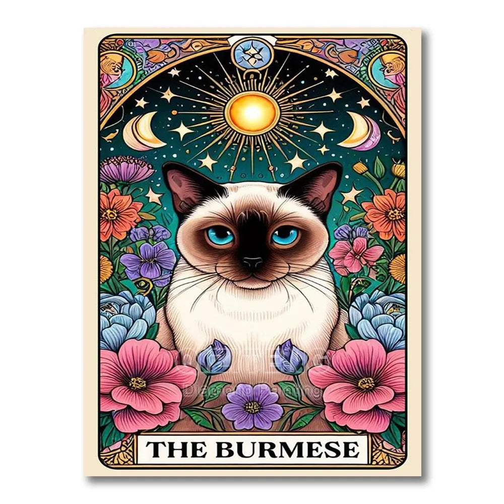 Tarot/Cats Diamond Painting Kit