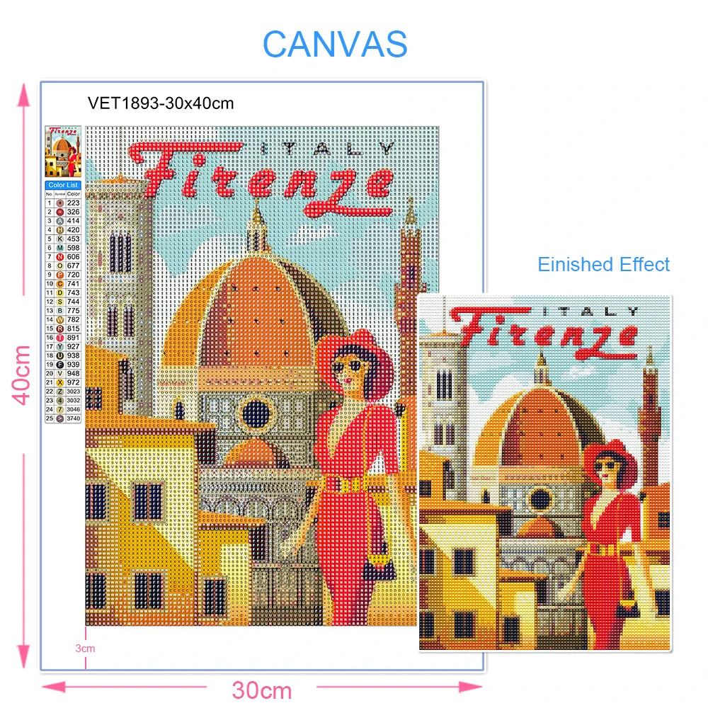 Cities Diamond Painting Kit