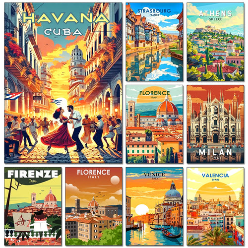 Cities Diamond Painting Kit